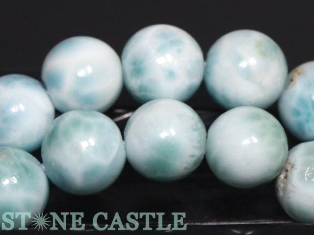 ☆高品質☆【天然石 ブレスレット】ラリマー (3A) (約7〜7.5mm) パワーストーン 母の日 ギフト