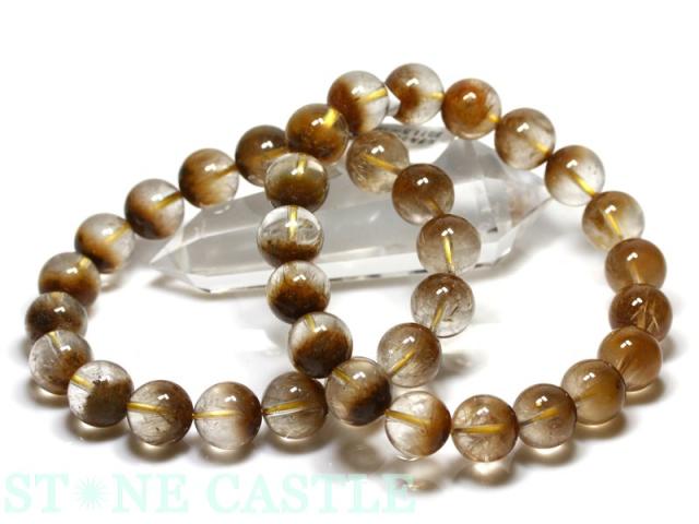 ☆高品質☆【天然石 ブレスレット】ルチルクォーツ聚宝盆 (約11.5〜12mm) (ケース付) パワーストーン 母の日 ギフトの通販は 28,120円