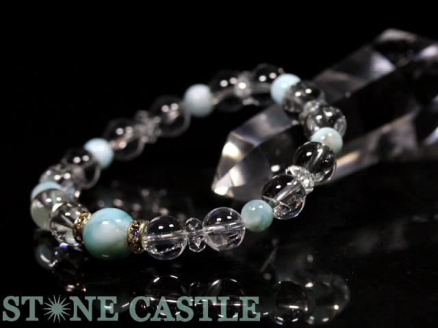 天然石 ブレスレット】ラリマーデザインブレス (odb-030) (数量限定