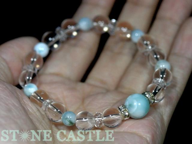 天然石 ブレスレット】ラリマーデザインブレス (odb-030) (数量限定