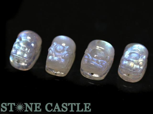 ☆高品質☆【天然石 彫刻置物】貔貅(ひきゅう) ムーンストーン (S)の通販は 5,348円