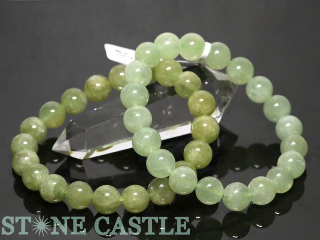 ☆高品質☆【天然石 ブレスレット】ライムグリーンベリル (3A) (約10〜10.5mm) 母の日 ギフトの通販は 6,960円