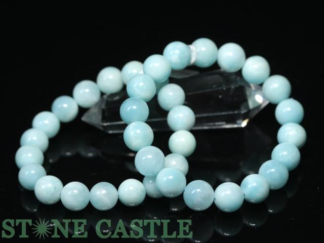 ☆高品質☆【天然石 ブレスレット】ブルーアラゴナイト (3A) (約12〜12.5mm)の通販は