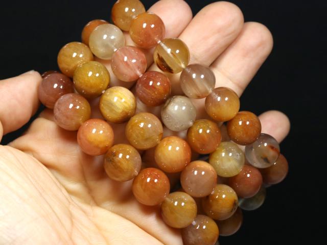 ☆高品質☆【天然石 ブレスレット】ザギマウンテンクォーツ (ラビット