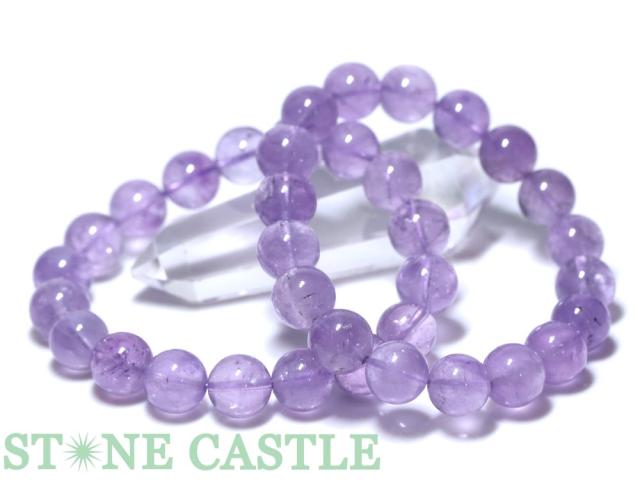 ☆高品質☆【天然石 ブレスレット】ローズアメジスト (2A) (約11〜11.5mm)の通販は 6,078円