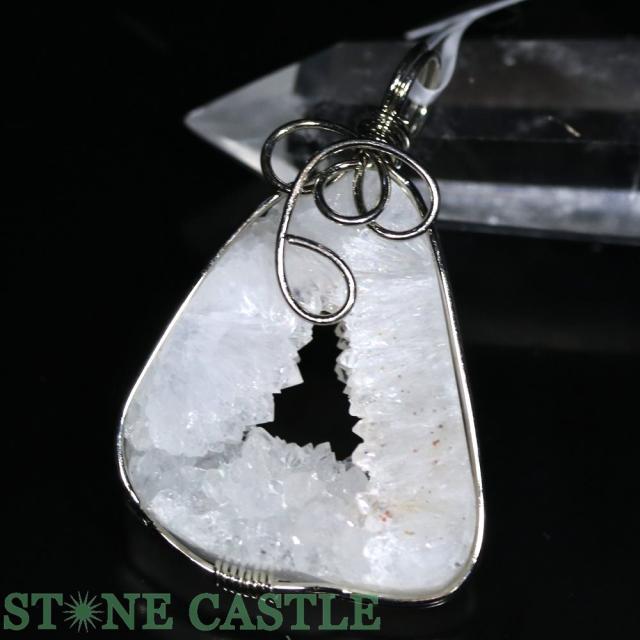 ☆一点物☆【ペンダント】水晶 ドゥルージークォーツ No.10 天然石 パワーストーンの通販は 5,568円