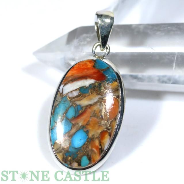 ☆一点物☆【ペンダント】オイスターコッパーターコイズ No.50 天然石 パワーストーンの通販は
