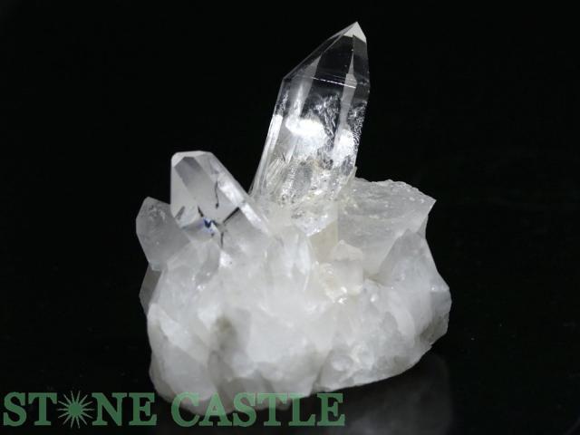 アーカンソー産 クリスタル クラスター 透明度高 パワーストーン ☆一点物☆【原石】アーカンソー産水晶クラスター (EX+) No.76 天然石