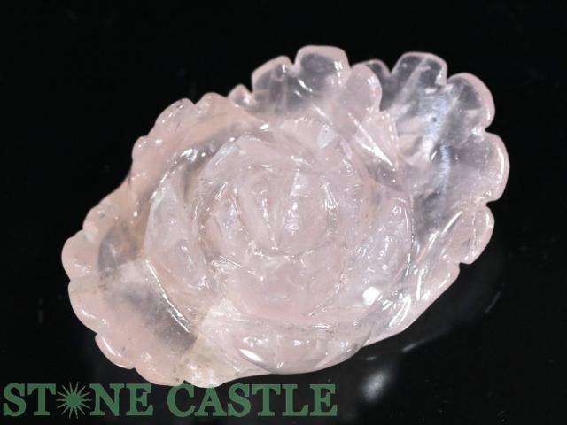 【置物】マダガスカル産ローズクォーツ　〜観音菩薩〜　在庫両脇のみ 置物】マダガスカル産ローズクォーツ 〜観音菩薩〜 在庫両脇のみ