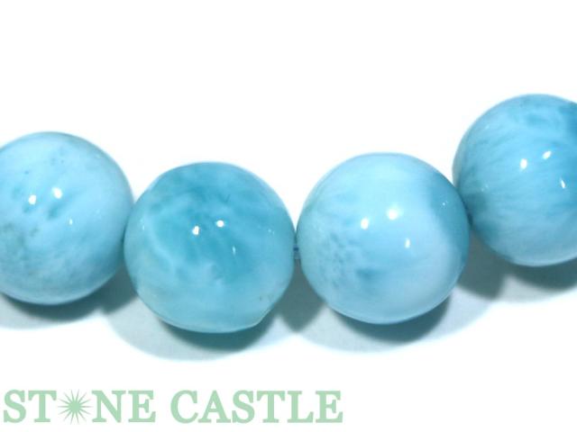 ☆一点物☆【ブレスレット】ラリマー (7A) (約8〜8.5mm) 8459F (鑑別