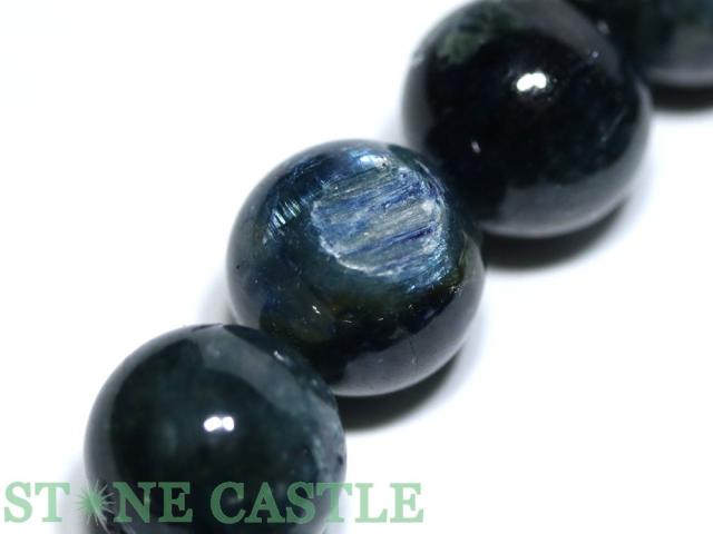 ☆一点物☆【丸ビーズ】カイヤナイト (5A) タンザニア産 約13mm