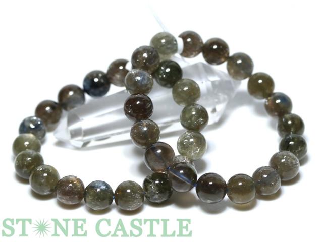 ☆高品質☆【ブレスレット】カイヤナイトマイカクォーツ (タンザニア産) (約11〜11.5mm) 天然石 パワーストーン