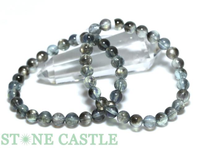 ☆高品質☆【ブレスレット】カラーチェンジアクアマリン (5A) (約7.5〜8mm) 天然石 パワーストーン