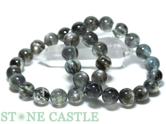 ☆高品質☆【ブレスレット】カラーチェンジアクアマリン キャッツアイ (約12〜12.5mm) (ケース付) 天然石 パワーストーン