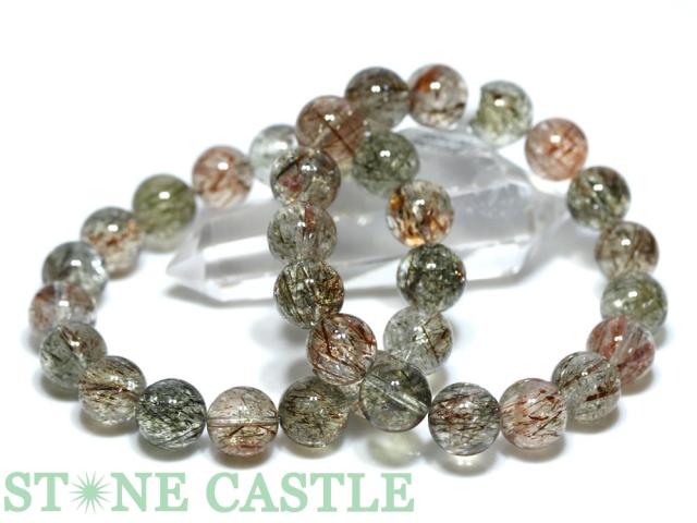 石流通センター 高品質 ブレスレット スーパーセブン (2A) (ブラジル産) (約8.5〜9mm) 天然石 パワーストーン ☆高品質☆ブレスレットラベンダースーパーセブン (4A) (約11