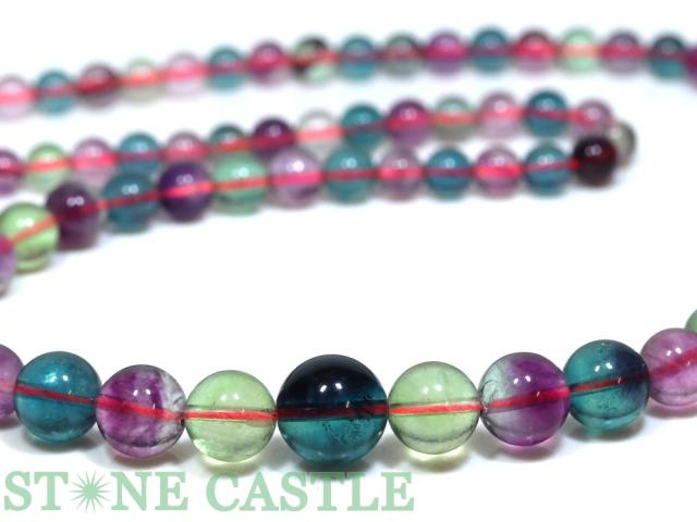 ☆一点物☆【ネックレス】マルチフローライト (5A) No.16 天然石 パワーストーン