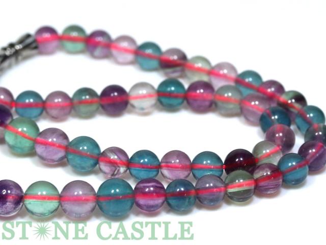 ☆一点物☆【ネックレス】マルチフローライト (5A) No.16 天然石 パワーストーン