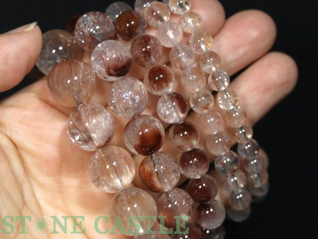 ☆高品質☆【ブレスレット】ラビットヘアルチルクォーツ (レインボー