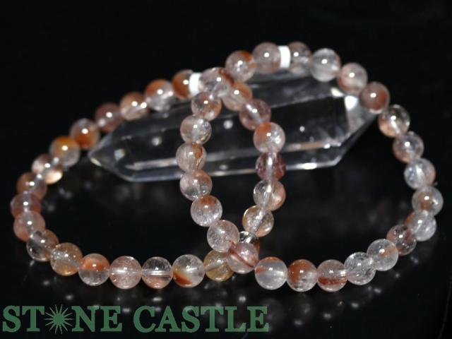 ラビットヘアルチル 8mm ブラジル産]ラビットヘアールチルクォーツ丸玉