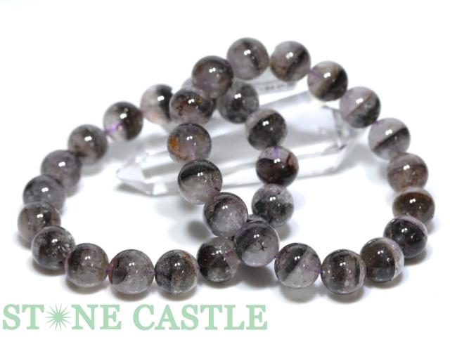 ☆高品質☆【ブレスレット】H&E社製 オーラライト23 ファントム (約12〜12.5mm) (ケース付) 天然石 パワーストーン
