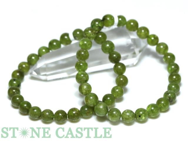 ☆高品質☆【ブレスレット】ペリドット (A) (約7.5〜8mm) 天然石 パワーストーンの通販は