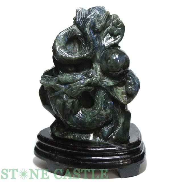 タイチンルチル 原石置物 木製台座付き No.34 [ 画像現物・一点物