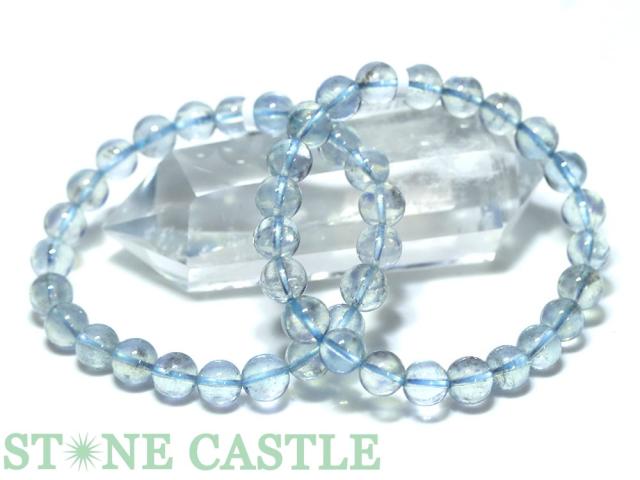 ☆高品質☆【ブレスレット】カラーチェンジアクアマリン (3A) (約8.5〜9mm) 天然石 パワーストーンの通販は