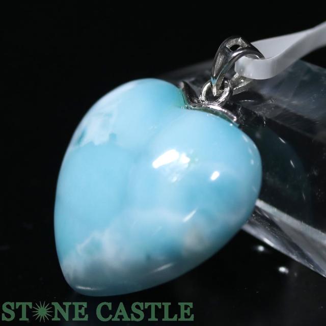 ラリマー ハート型 ペンダント シルバー925天然石パワーストーン