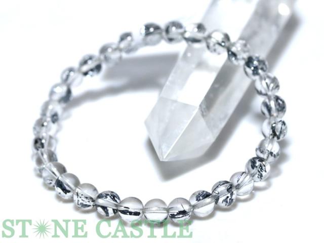 ☆一点物☆【ブレスレット】スティブナイト (輝安鉱) (7A) No.20 (約6〜6.5mm) (ケース付) 天然石 パワーストーンの通販は