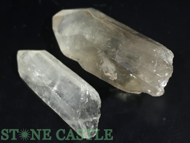 ☆一点物☆【原石】レムリアン水晶 ポイント原石 (ブラジル産) (2個セット) No.67 天然石 パワーストーンの通販は