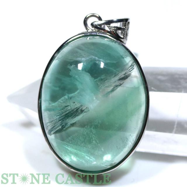 ☆一点物☆【ペンダント】エンジェルフェザーフローライト (3A) No.66 天然石 パワーストーンの通販は