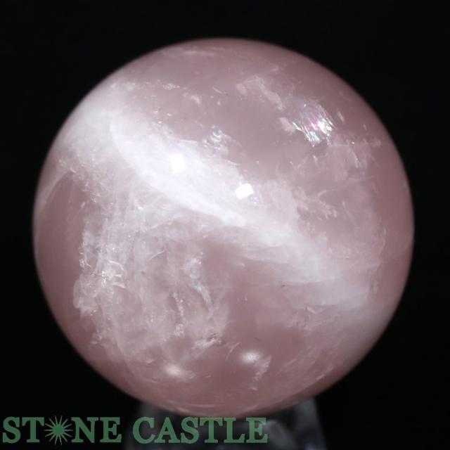 ☆一点物☆【置き石】丸玉 マダガスカルローズ 約55mm No.24 天然石 パワーストーンの通販は 5,348円