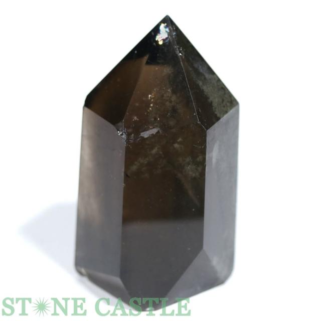 ☆一点物☆【置き石】ポイント型 スモーキーガーデンクォーツ No.02 天然石 パワーストーン