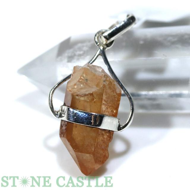 ☆一点物☆【ペンダント】タンジェリンクォーツ ポイント No.01 天然石 パワーストーンの通販は 5,292円