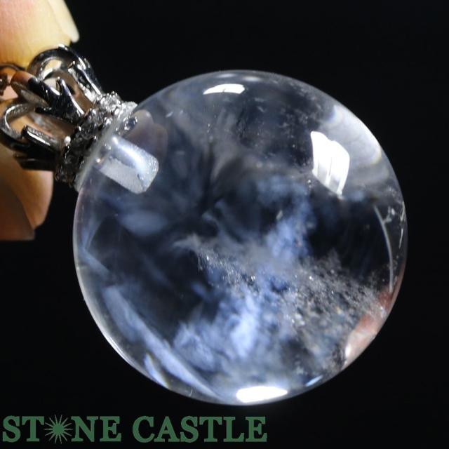 ☆ペンダント一点物☆【天然石 ペンダント】エンジェルラダークォーツ 丸玉 約20mm No.48の通販は