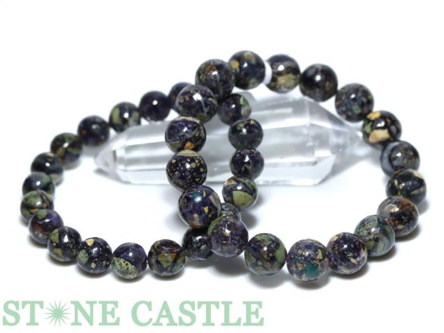 ☆高品質☆【天然石 ブレスレット】マトリックスオパール (3A) (メキシコ産) (約10〜10.5mm)の通販は