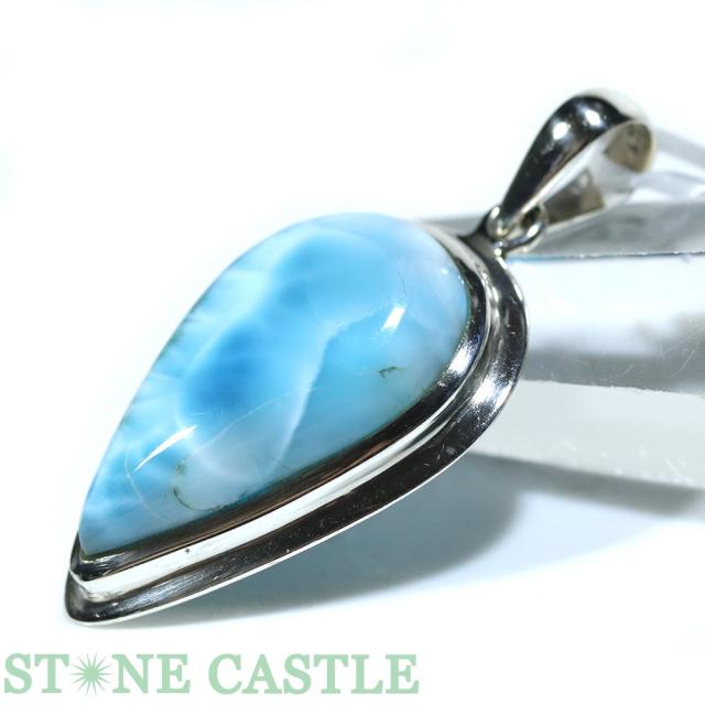 ☆一点物☆【天然石 ペンダント】ラリマー (3A) No.08