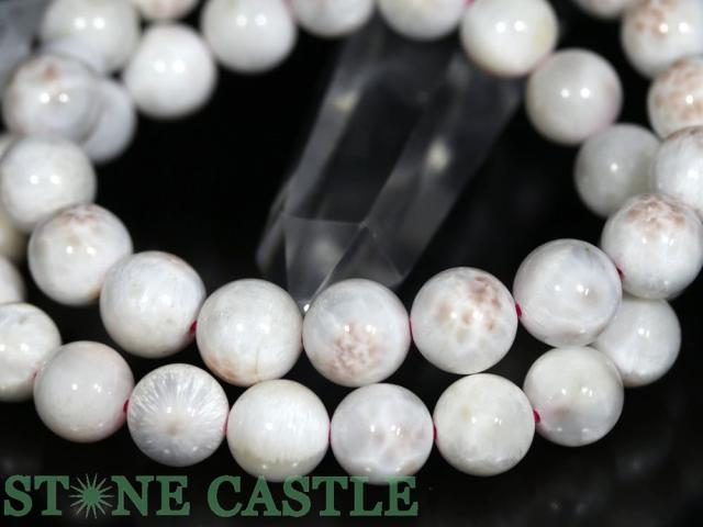 ラリマー　5A   9.5ミリ　　５粒 高品質パープルラリマー ブレスレット 1点物高品質◇激レア天然