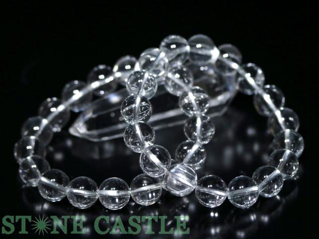 ☆高品質☆【天然石 ブレスレット】ホワイトトパーズ (ブラジル産) (約11.5〜12mm) (鑑別済)の通販は 13,946円