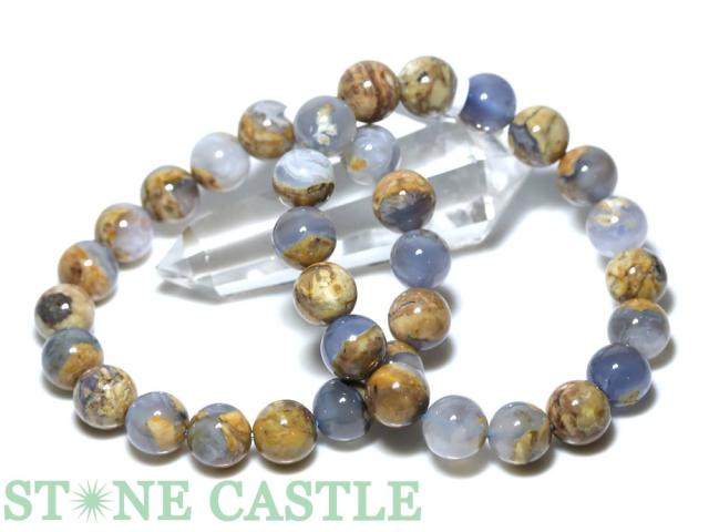 ☆高品質☆【天然石 ブレスレット】アースメノウ (瑪瑙) (3A) (約11〜11.5mm)の通販は