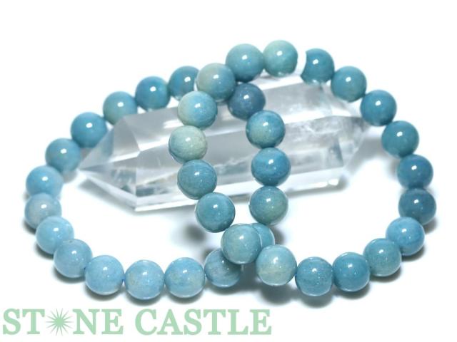 ☆高品質☆【天然石 ブレスレット】アセンションストーン (トロレアイト) (ブラジル産) (約10.5〜11mm)