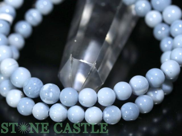 ☆高品質☆【天然石 ブレスレット】オーウィーブルーオパール