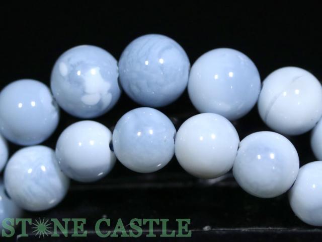 ☆高品質☆【天然石 ブレスレット】オーウィーブルーオパール