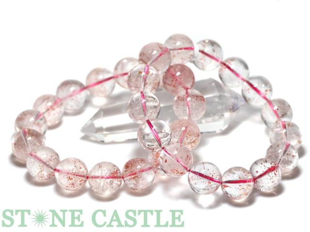 新品高品質ストロベリースーパーセブンブレスレット ☆高品質☆【天然石 ブレスレット】ストロベリースーパーセブン (5A