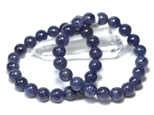 ☆高品質☆【天然石 ブレスレット】ブラッドショットアイオライト (3A) (約10〜10.5mm) パワーストーンの通販は 14,364円