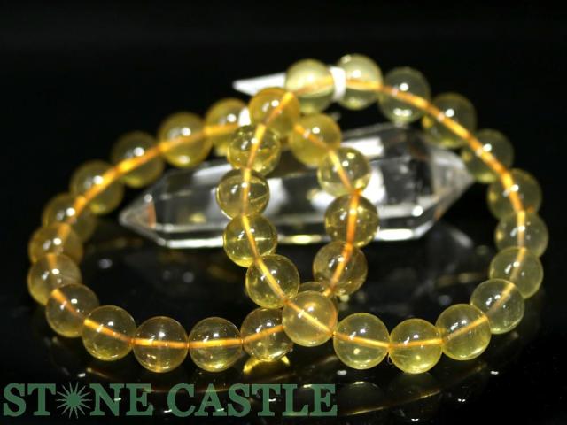 ☆高品質☆【天然石 ブレスレット】イエローフローライト (2A) (約10.5〜11mm)の通販は 6,640円