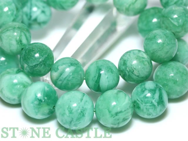 ☆高品質☆【天然石 ブレスレット】エンジェルクラウドフローライト (3A) (約15〜15.5mm) (ケース付)の通販は