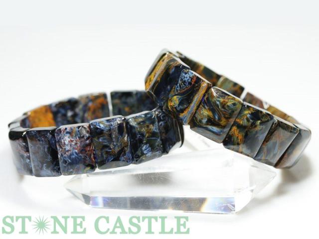 ☆高品質☆【天然石 ブレスレット】ピーターサイト バングル型 (3A) (約13x17mm)の通販は