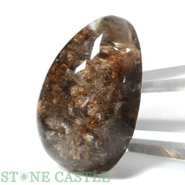 石流通センター 置石一点物 天然石 置き石 レインボーオブシディアン ハート 特大 (台付) No.08 パワーストーン 全面レインボーレインボーオブシディアン フリーフォーム 置物（約