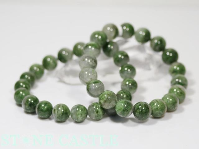 ☆高品質☆【天然石 ブレスレット】クロムダイオプサイトシリカ (約11〜11.5mm) 6,950円